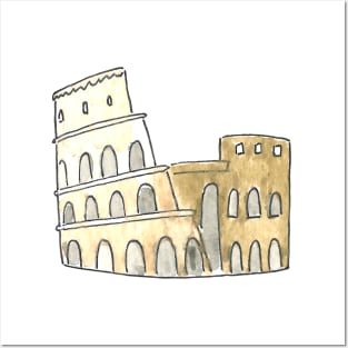 Rome Icons: Colosseum Posters and Art